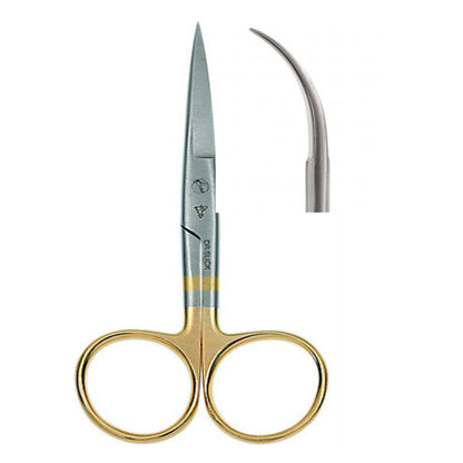 DR SLICK CURVED 4.5" HAIR SCISSOR - Fly Tying