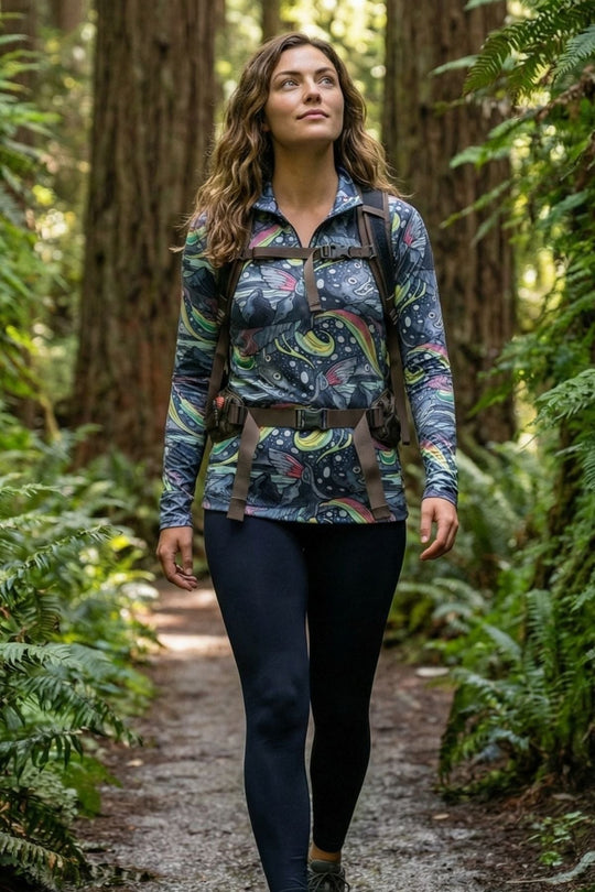 HaliBorealis Thermal 1/4 Zip Top