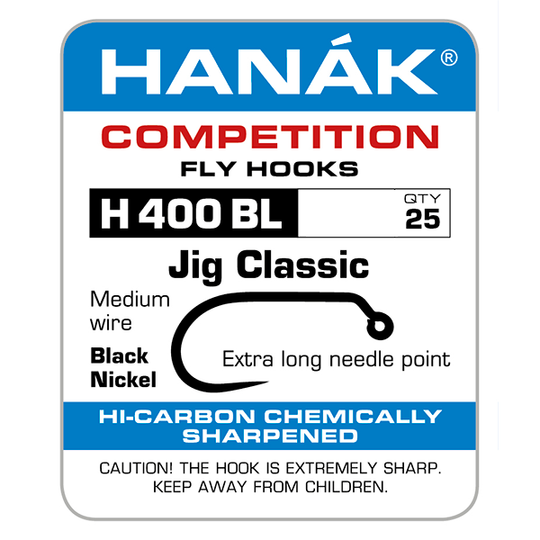 Hanak 400BL Classic Jig Hooks - 25 Pack