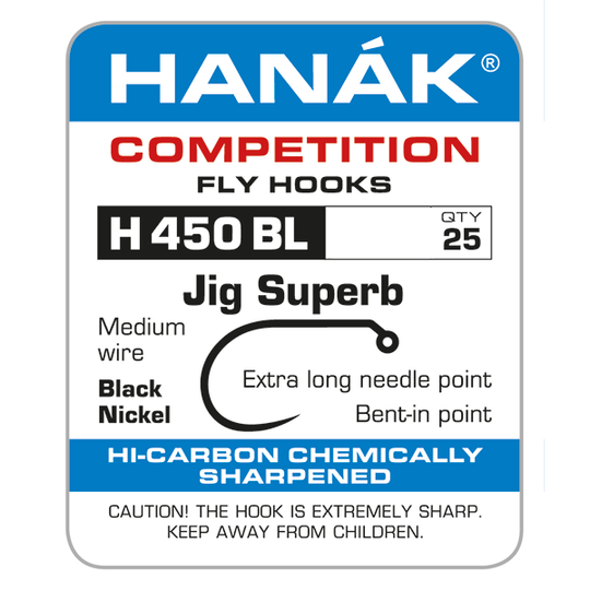 Hanak 450BL Competition Jig Hooks - 25 Pack