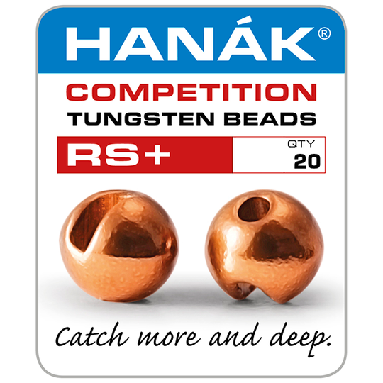 Hanak Tungsten Slotted Beads RS+