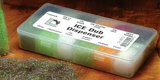 Ice Dub Dispenser - 12 Popular Colors - by Hareline Dubbin DUB13