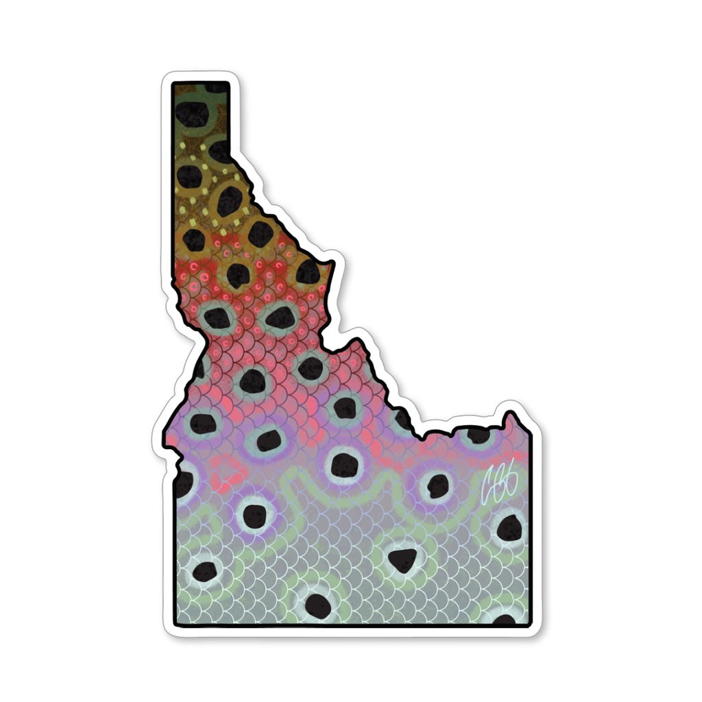 Casey Underwood Idaho Rainbow Decal Sticker
