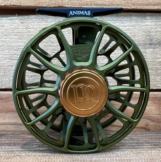 Ross Animas Fly Reel - 7/8 WT - Matte Olive - Made in USA