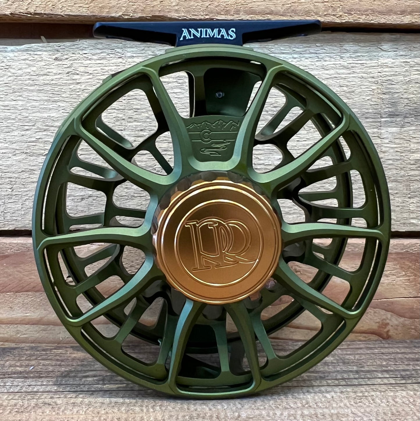 Ross Animas Fly Reel - 4/5 WT - Matte Olive - Made in USA