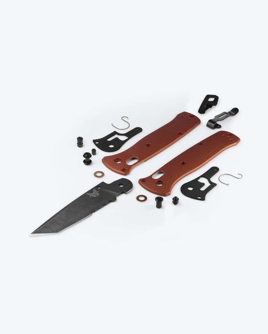 Benchmade Bailout 537SBK-07 Burnt Copper serrated, view 6