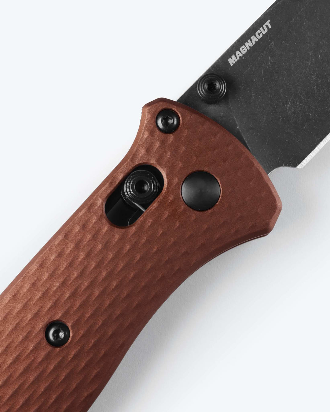 Benchmade Bailout 537BK-07 Burnt Copper plain edge, view 5