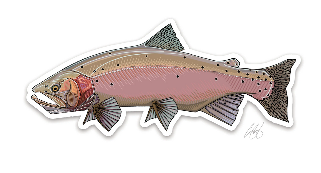 Casey Underwood Lahontan Cutthroat Decal Sticker