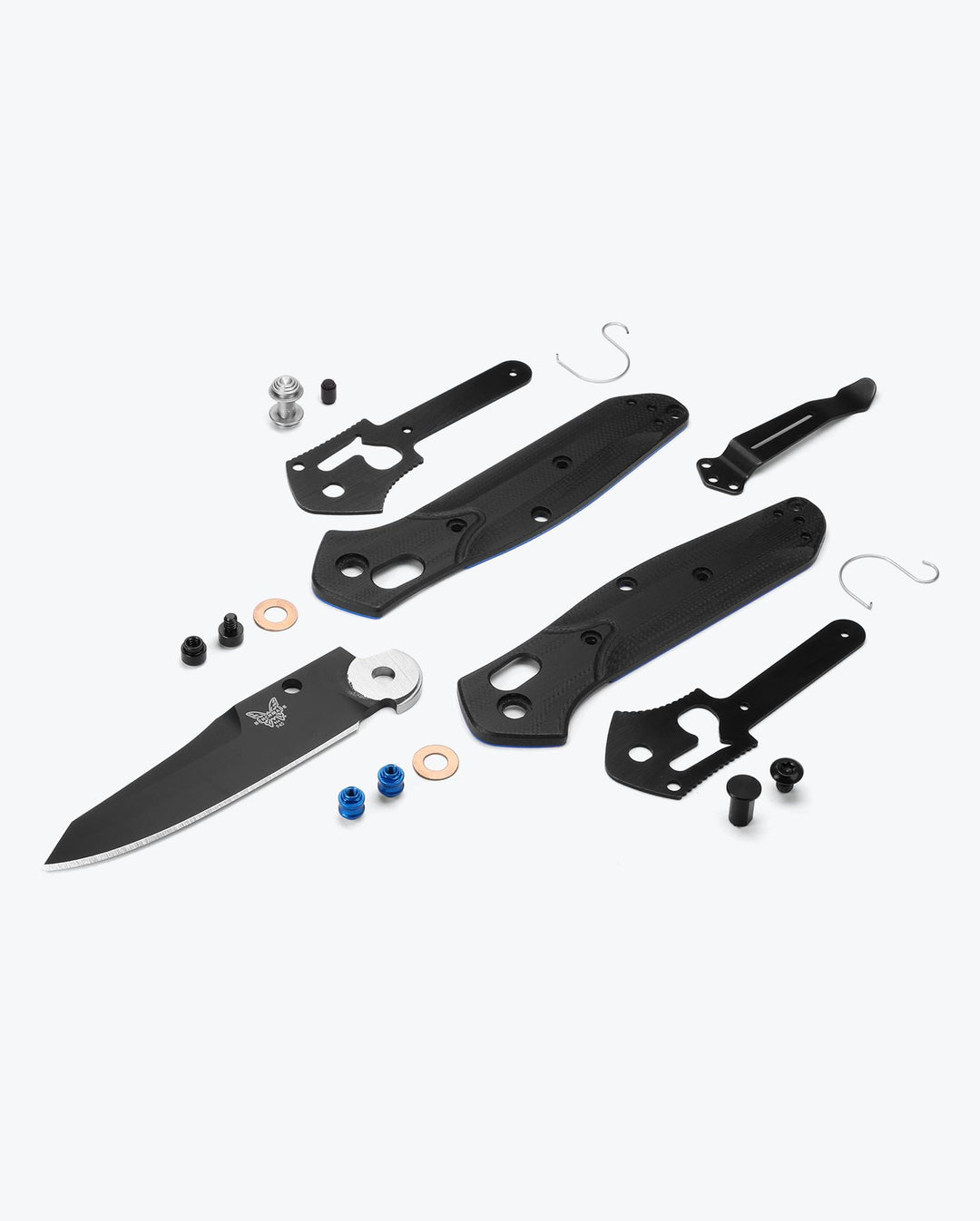 Benchmade 945BK-1 Mini Osborne black and blue G10, view 6