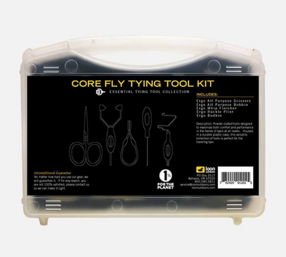 Loon Outdoors Core Fly Tying Tool Kit - Black Kit