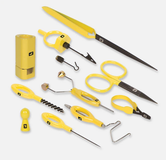 Loon Outdoors Complete Fly Tying Tool Kit - Yellow