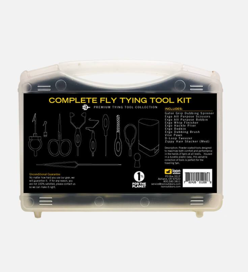 Loon Outdoors Complete Fly Tying Tool Kit - Black