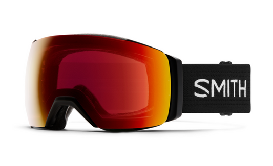 Smith Optics I/O MAG XL Goggles - Black + ChromaPop Sun Red Mirror Lens