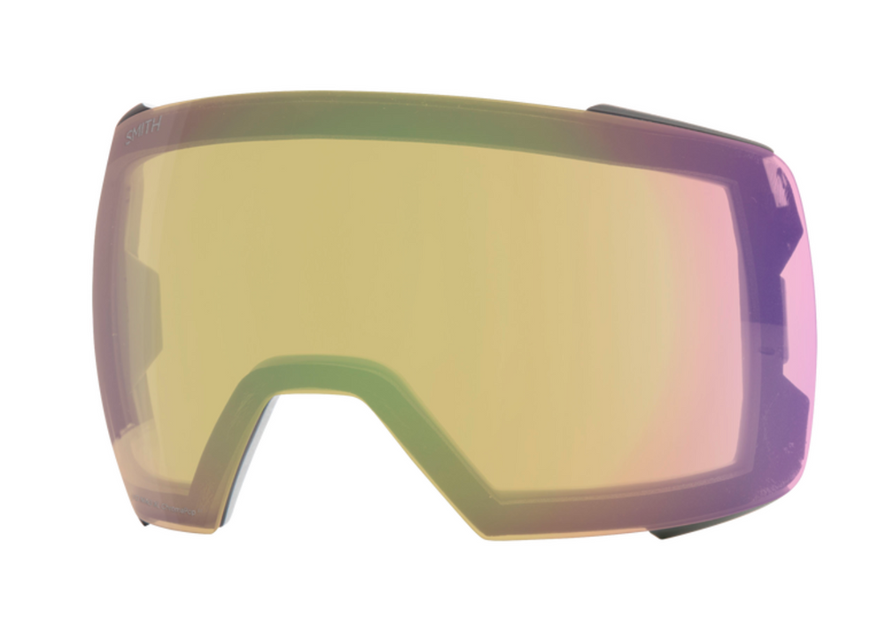 Smith Optics I/O MAG XL Goggles - Black + ChromaPop Sun Red Mirror Lens