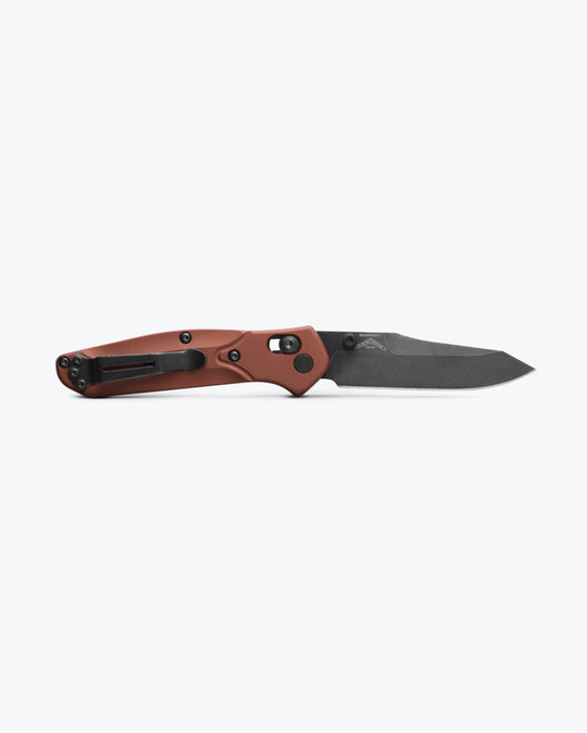 Benchmade 945BK-03 Mini Osborne burnt copper, open back with AXIS lock