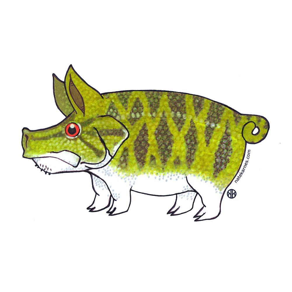 Nate Karnes Pig Smallmouth Decal