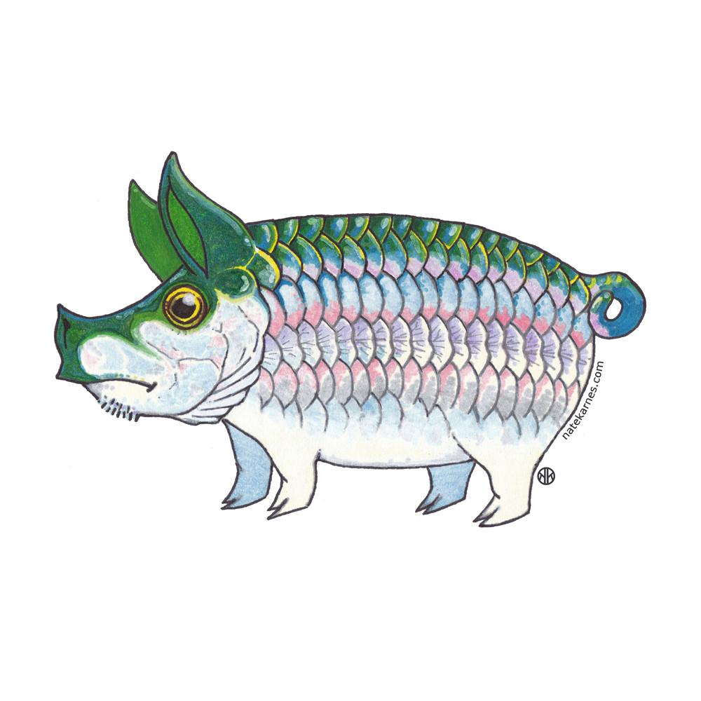 NK Pig Tarpon Decal