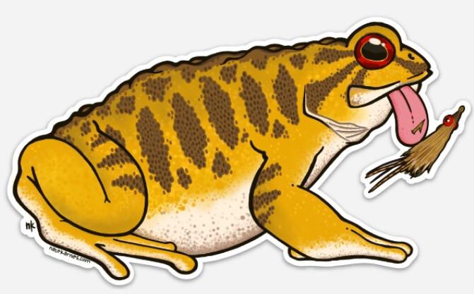 Nate Karnes Toad Smallmouth Decal