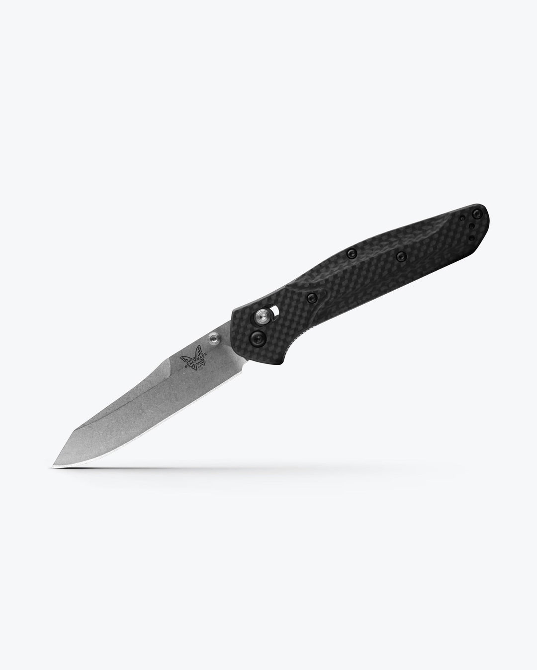 Benchmade 940-1 Osborne carbon fiber, angled open