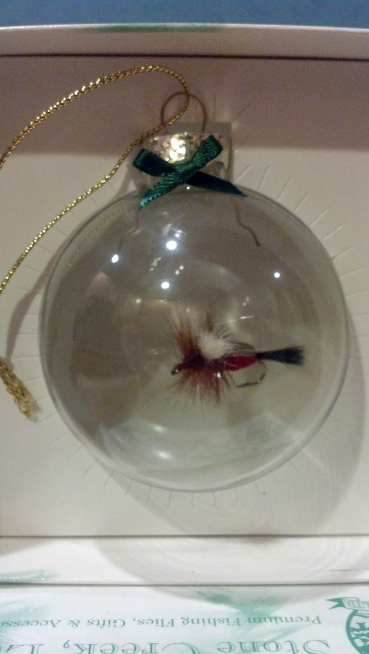 Fly Fishing Christmas Ornament