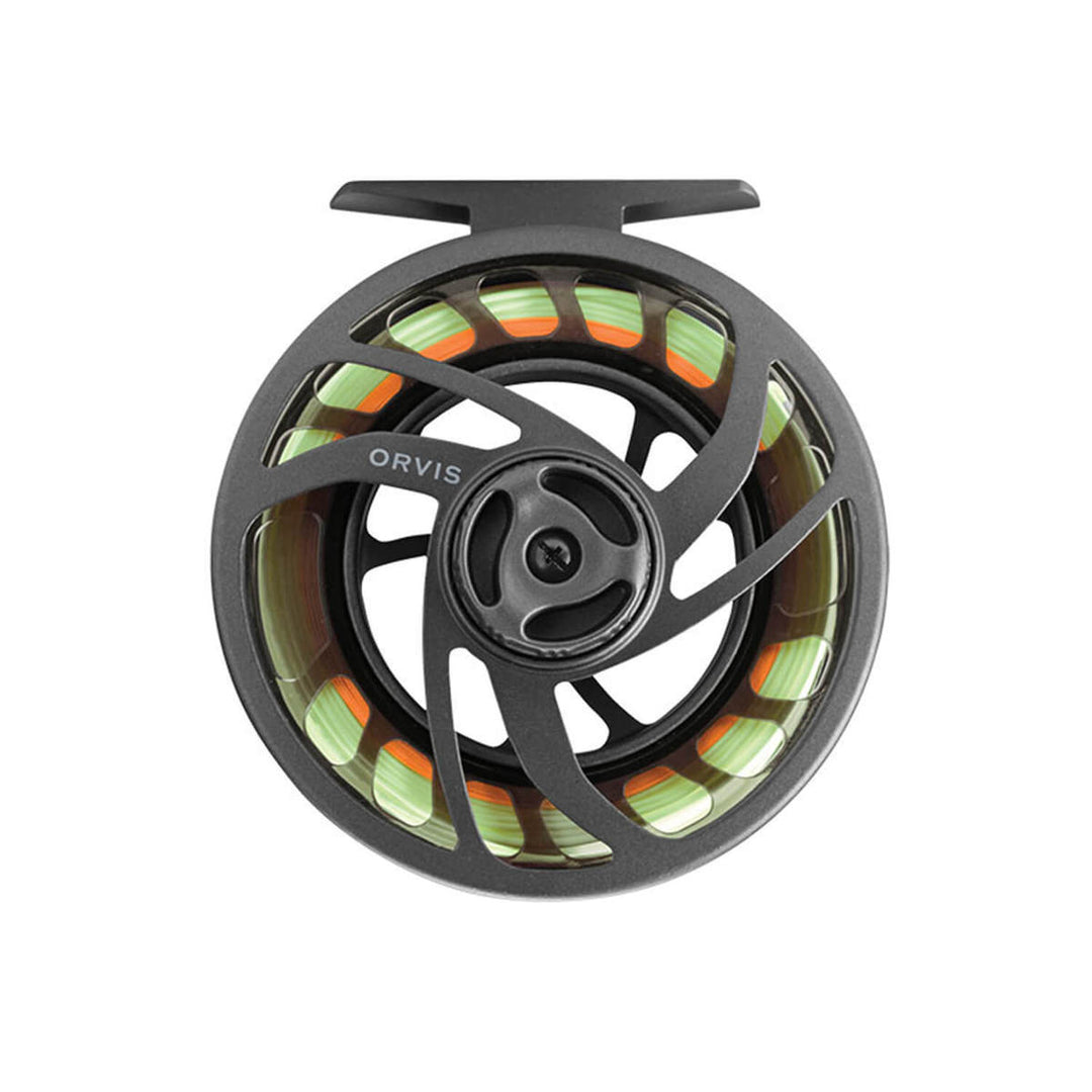 Orvis Clearwater Large Arbor Cassette Fly Reel, Gray (6-8wt) — 3-Spool Set