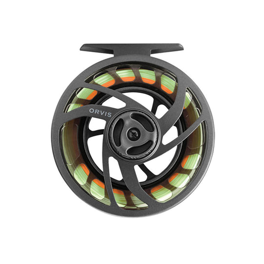 Orvis Clearwater Large Arbor Cassette Fly Reel, Gray (6-8wt) — 3-Spool Set