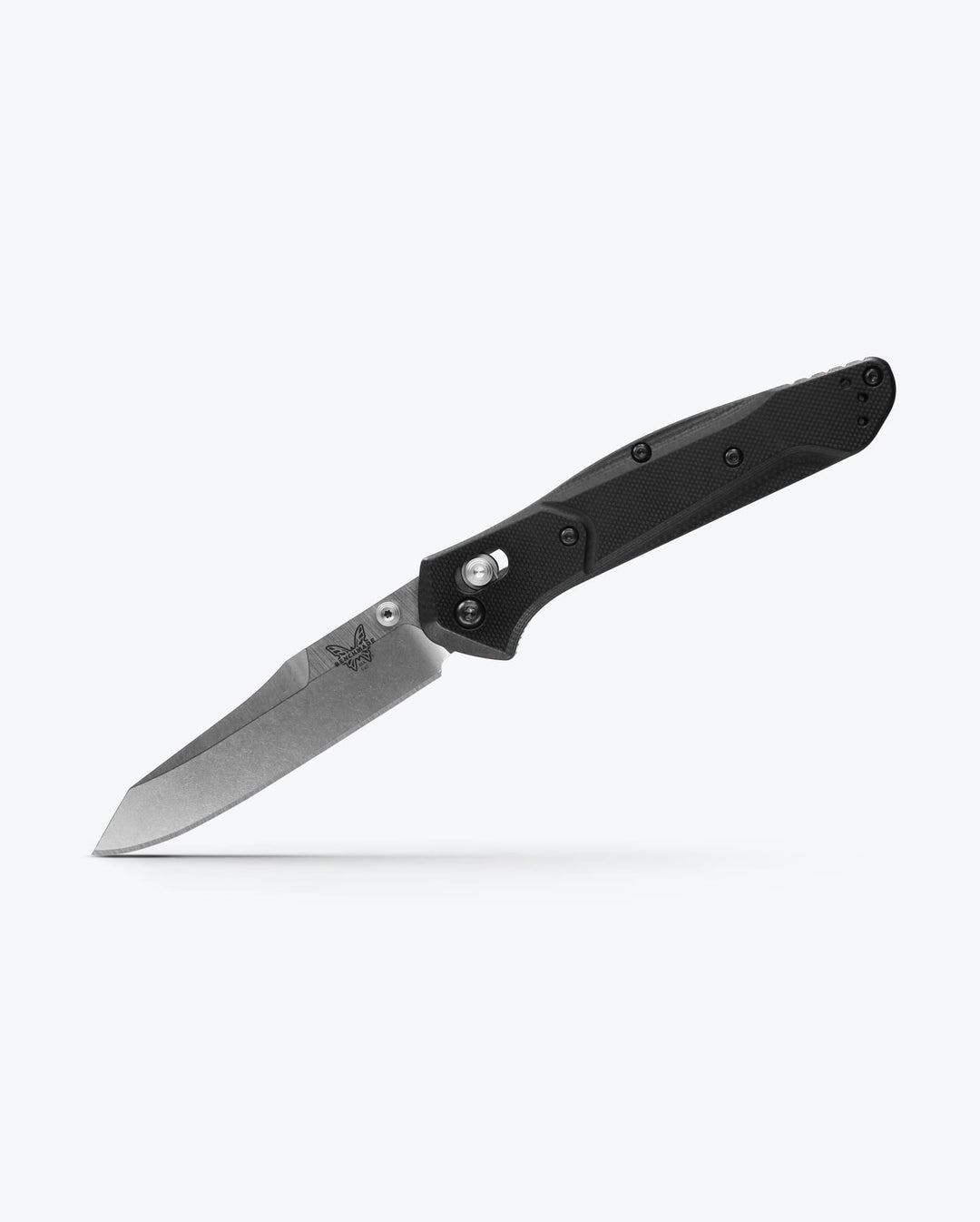 Benchmade 940-2 Osborne black G10, open angled
