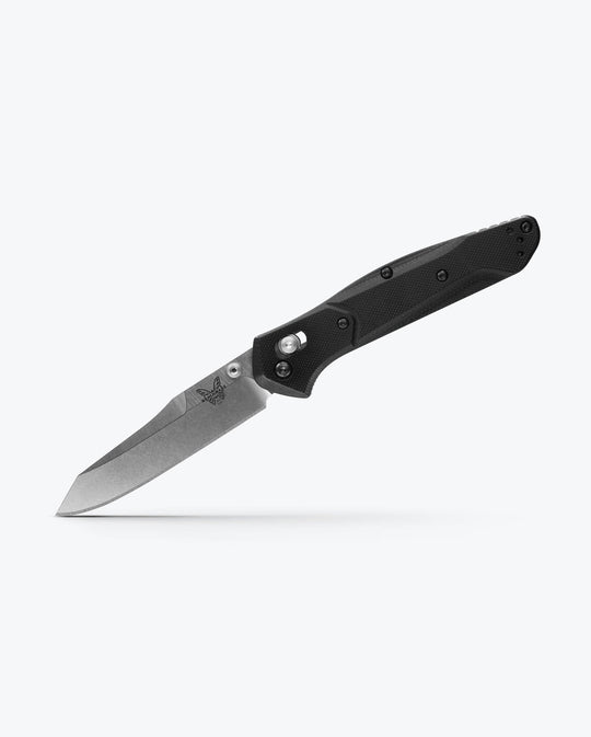 Benchmade 940-2 Osborne black G10, open angled