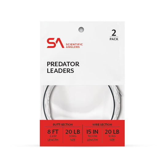 Scientific Anglers Predator 7.5' AR Tapered Leader 2 Pack