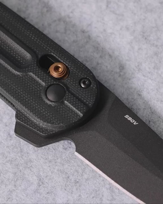 Benchmade Lowden Black G10 | S90V | Spear-Point