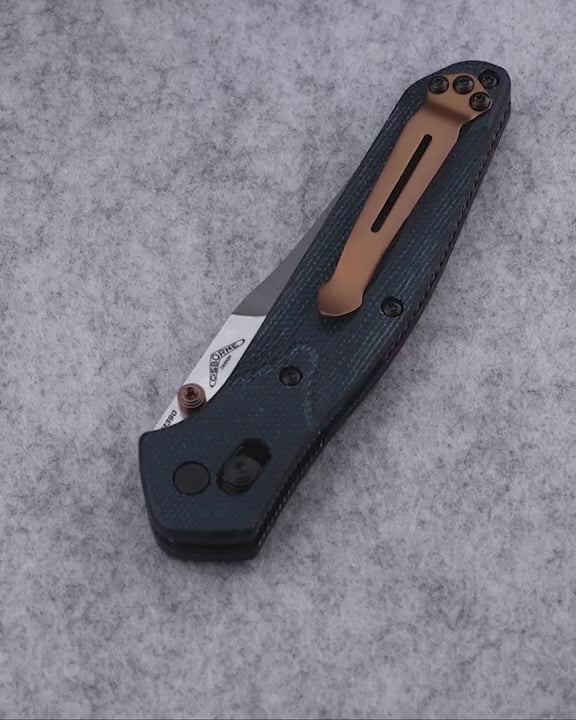 Benchmade Osborne Denim Micarta | M390 | Reverse Tanto