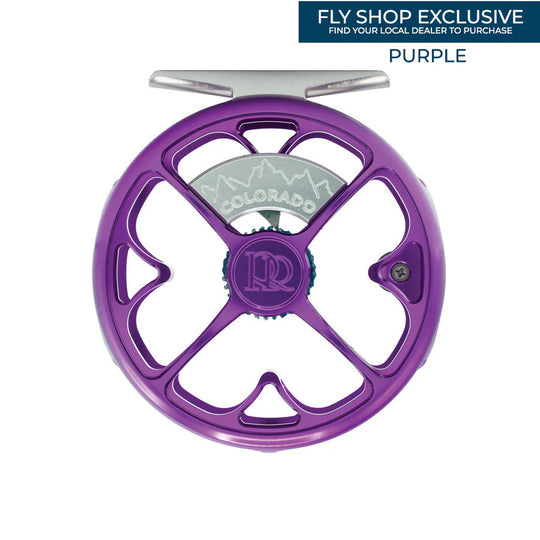 Ross Colorado Fly Reel - Purple - Made in USA