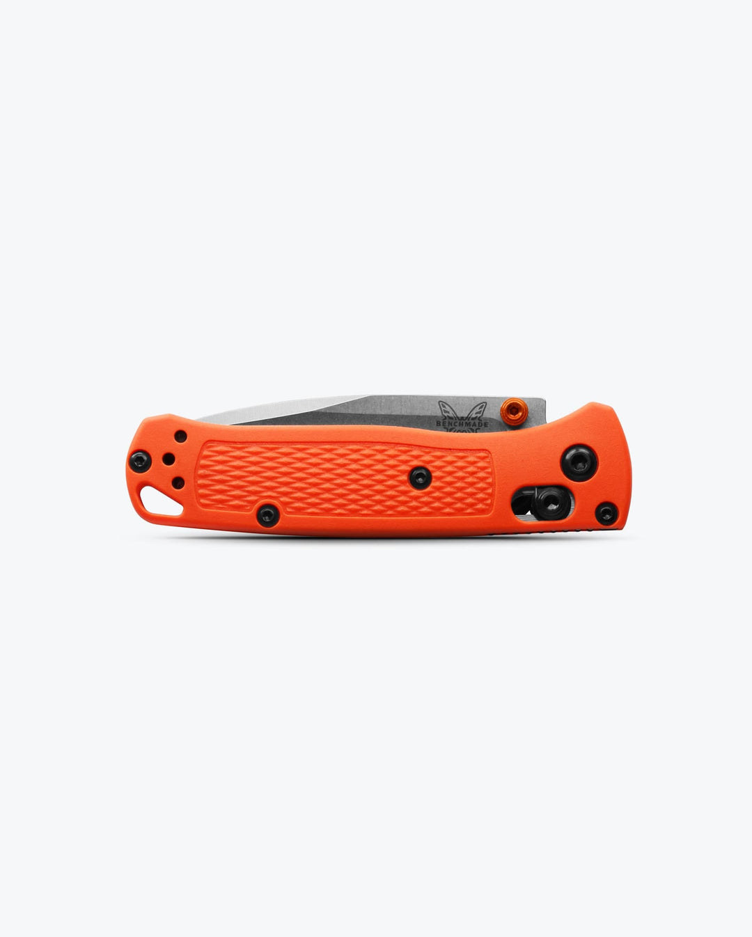 Benchmade 533 Mini Bugout orange Grivory, closed front view