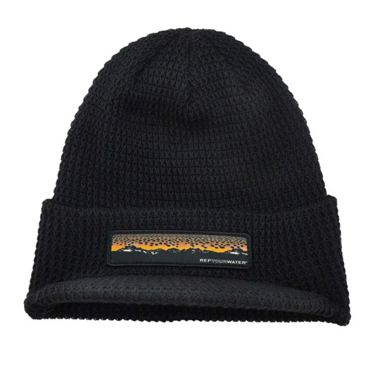 Rep Your Water - Brown Trout Mountains Brimmed Knit Hat