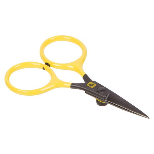 Loon Outdoors Razor Scissors 4" - Yellow