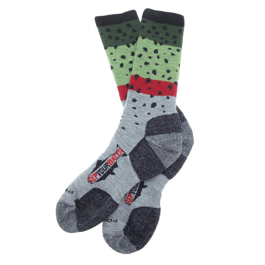 Rep Your Water Trout Socks | Rainbow Trout