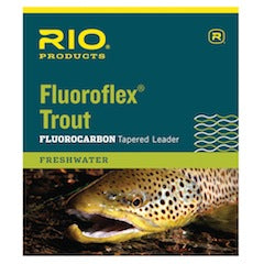 Rio Fluoroflex 9 ft Knotless Tapered Leaders - Fly Fishing
