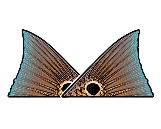 Casey Underwood Tailing Redfish Decal Sticker