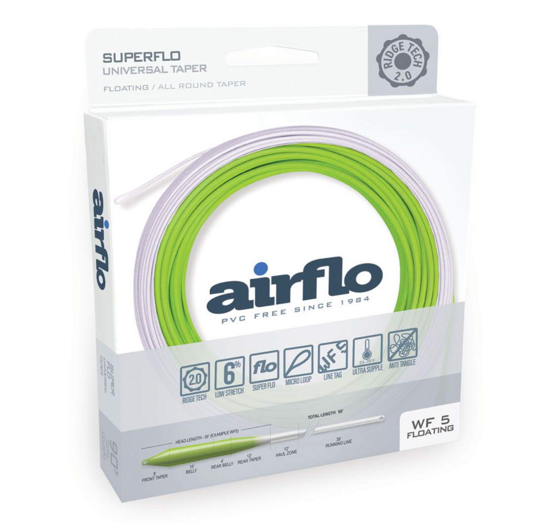 Airflo Superflo Ridge 2.0 Universal Taper Floating Fly Lines