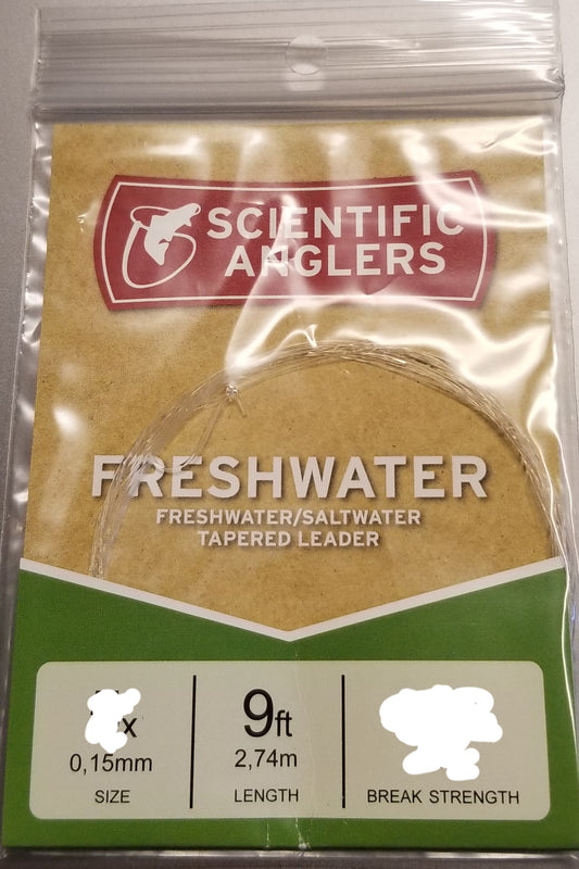 Scientific Anglers Freshwater Tapered 9 ft. Leader Single Pack
