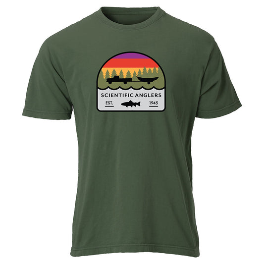 Umpqua Olive Truck/Drift Boat T-Shirt