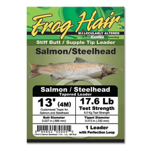 Frog Hair Salmon/Steelhead Tapered Leader - 13ft