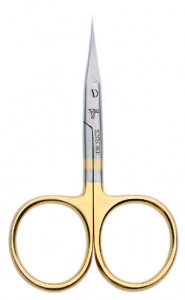 Dr Slick 4" Microtip All Purpose Scissors Gold Loops Straight