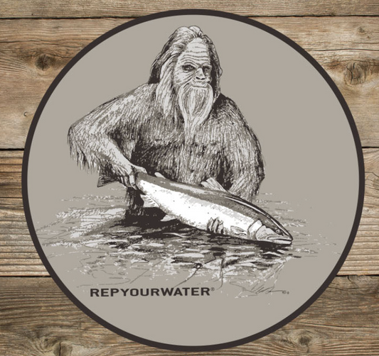 Rep Your Water - Squatch and Release Sticker