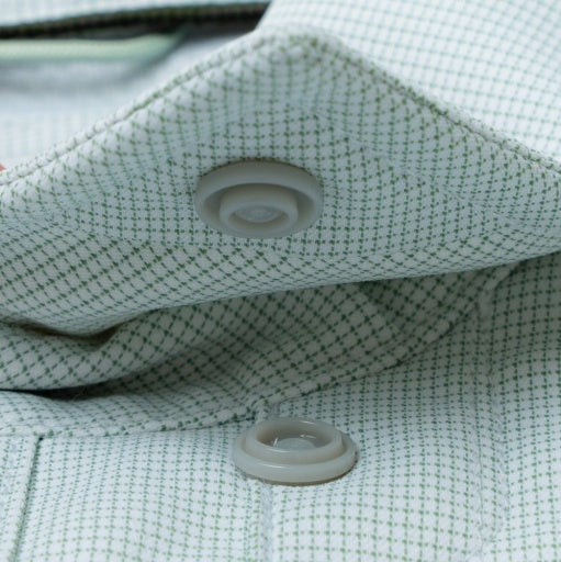Poncho Outdoors The Carolina Rig Men's Short Sleeve Shirt - Turf Green Microcheck