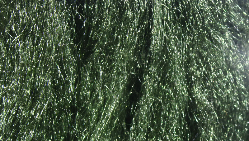 Hareline Sparkle Emerger Yarn Dark Olive Dun