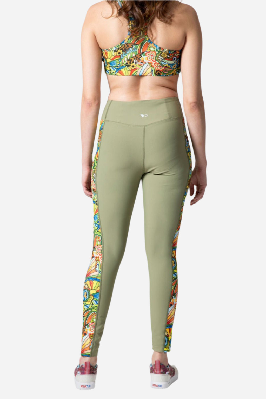 Sitka Green Boho Bass Pocket Leggings