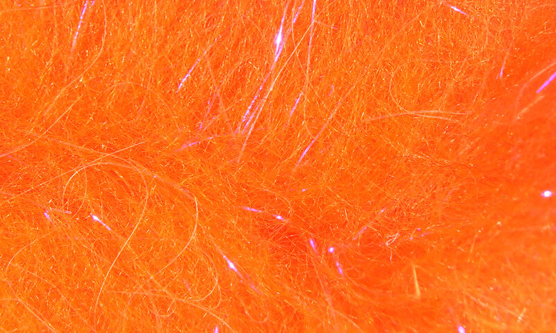 Hareline Laser Dub Fl. Hot Orange