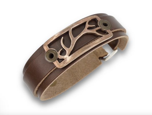 Sight Line Provisions - Bronze - Antler Shed Bracelet