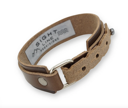 Sight Line Provisions - Bronze - Textured Tectonic Rush Bracelet